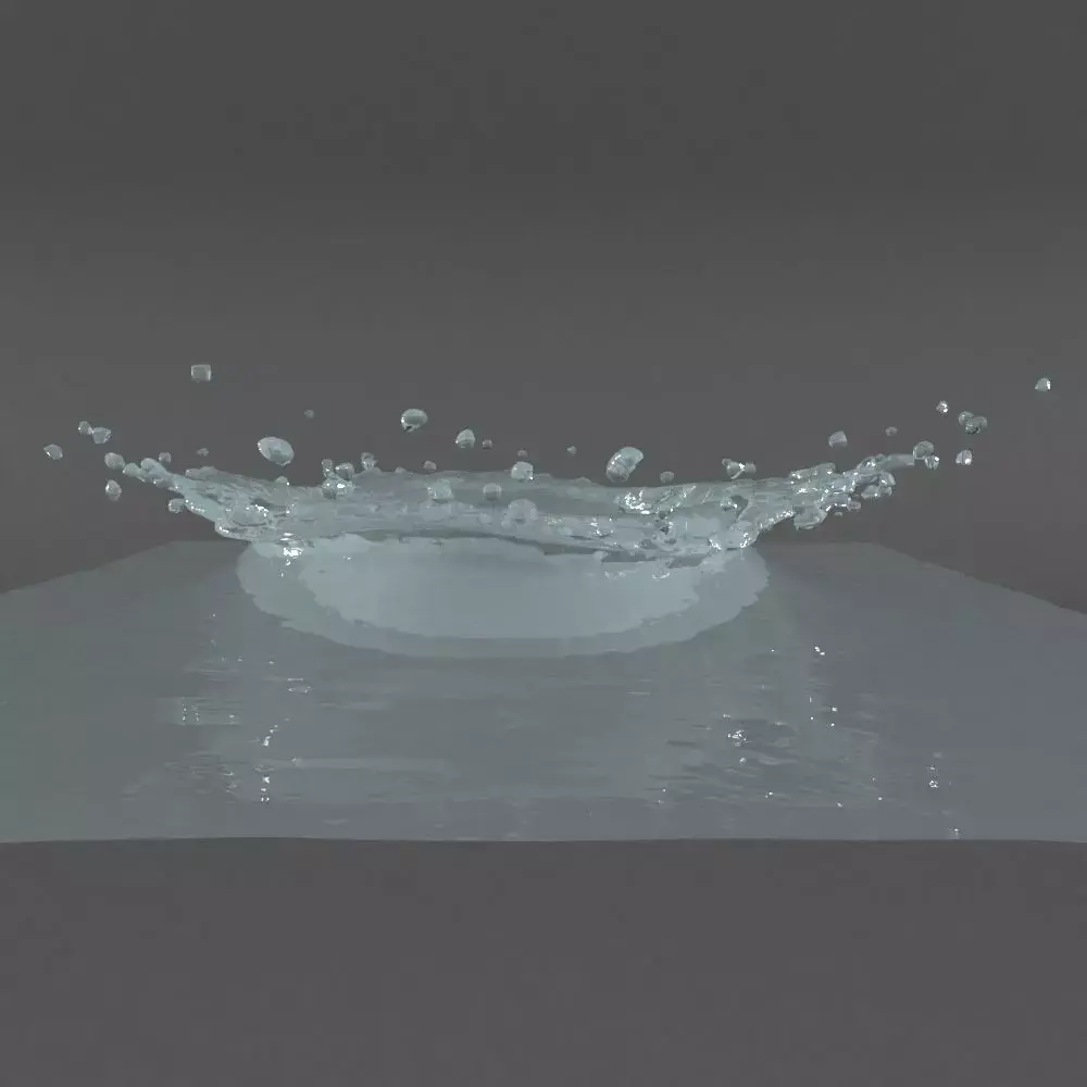 Splash 01 3D model