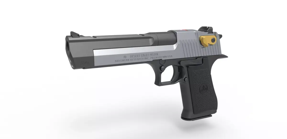 Desert Eagle of Ivan Checkov from Boondock Saints 1999 3D model