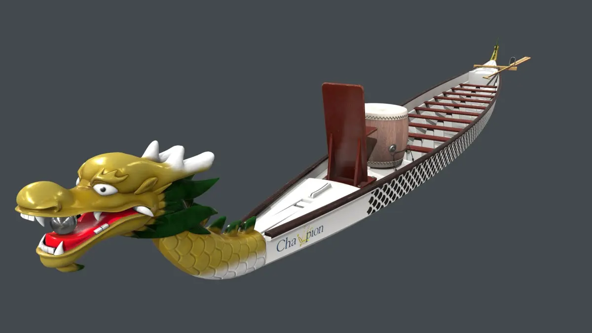 IDBF Dragon Boat 3D model