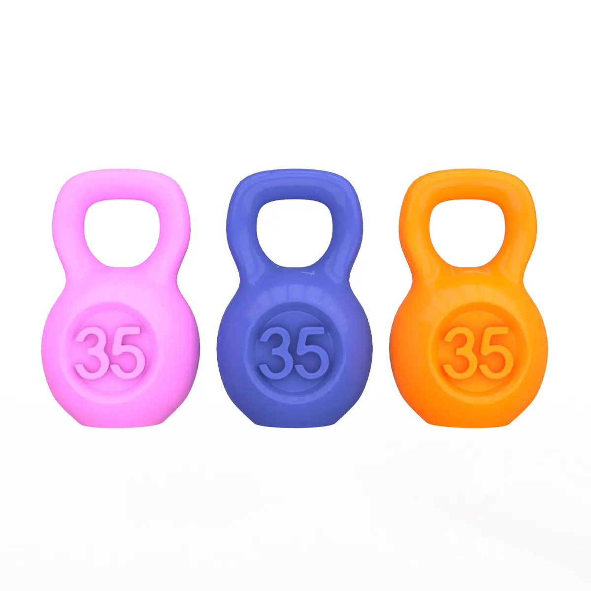 Kettlebell 3D Model  Fitness Training Equipment Free 3D print model
