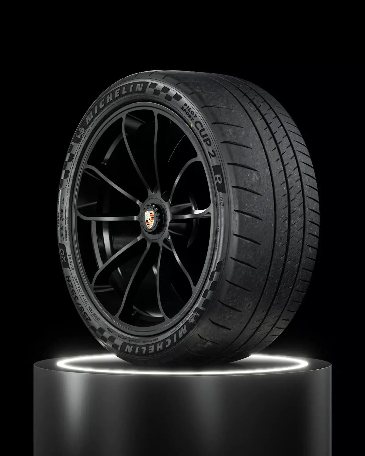 Michelin Pilot Sport CUP 2 R 255 35 ZR20 97Y GT3 3D model