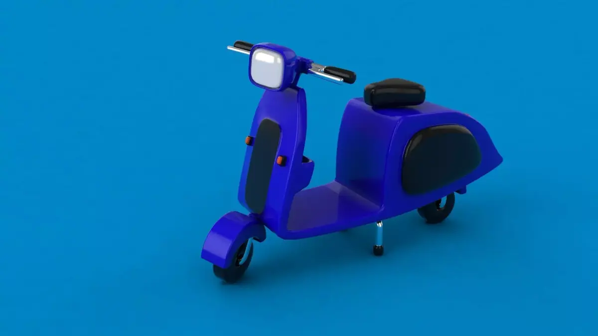 Scooter Free 3D model buy