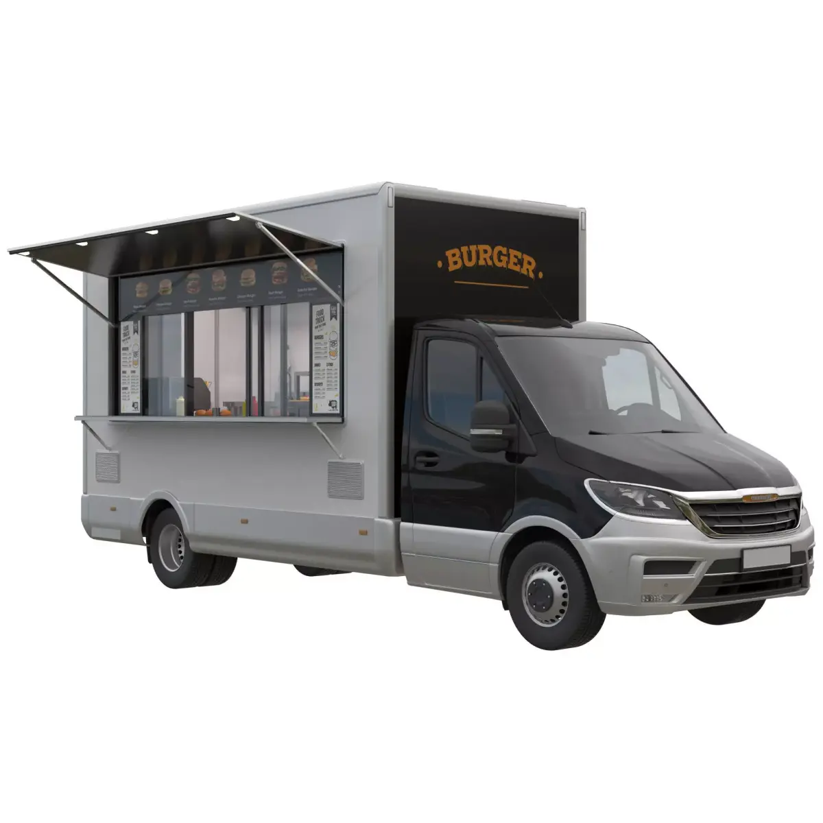 Generic Food Truck 3D model