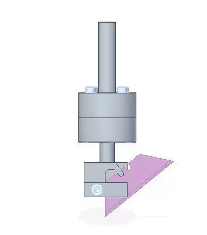 Drag knife tool 3D model