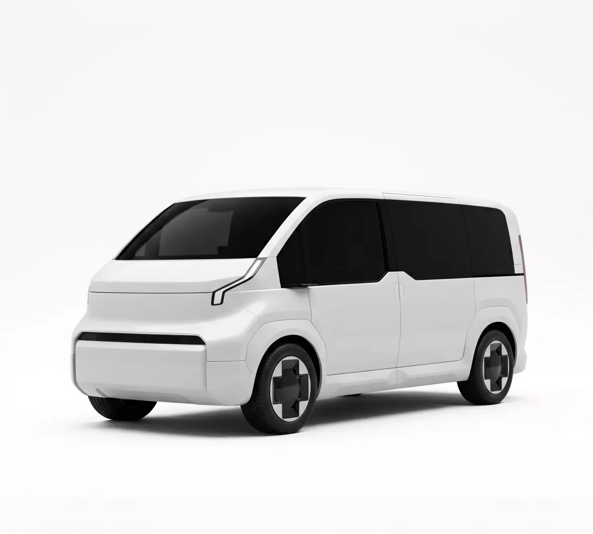 2026 Kia PV5 Passenger Low-poly 3D model