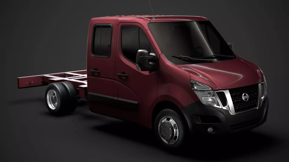 Nissan NV400 CrewCab DW E20 Chassis 2014 3D model