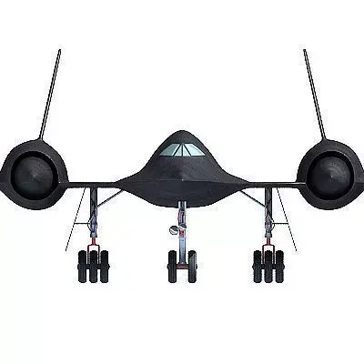 Detailed Lockheed A-12 3D model