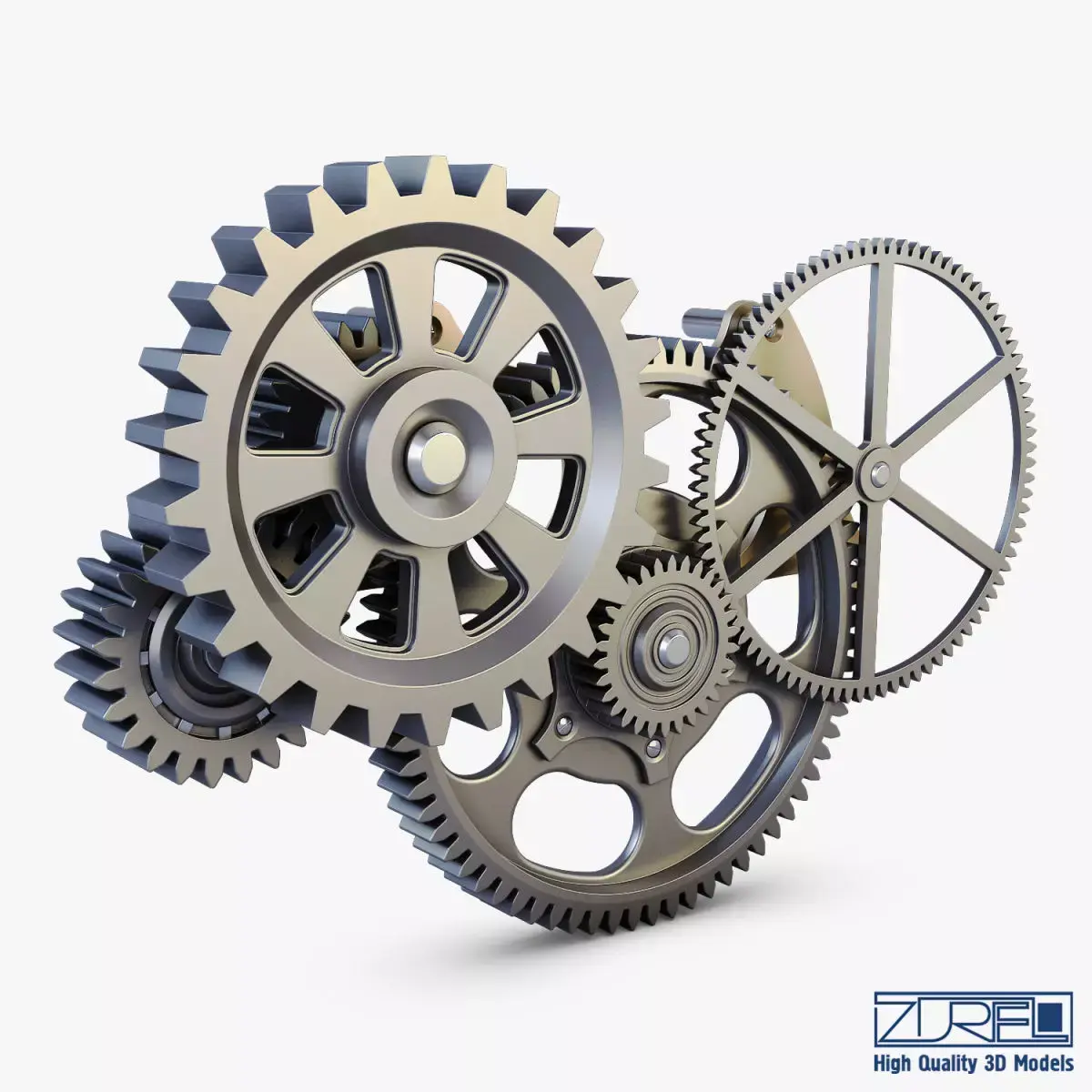 Gear mechanism v 6 3D model