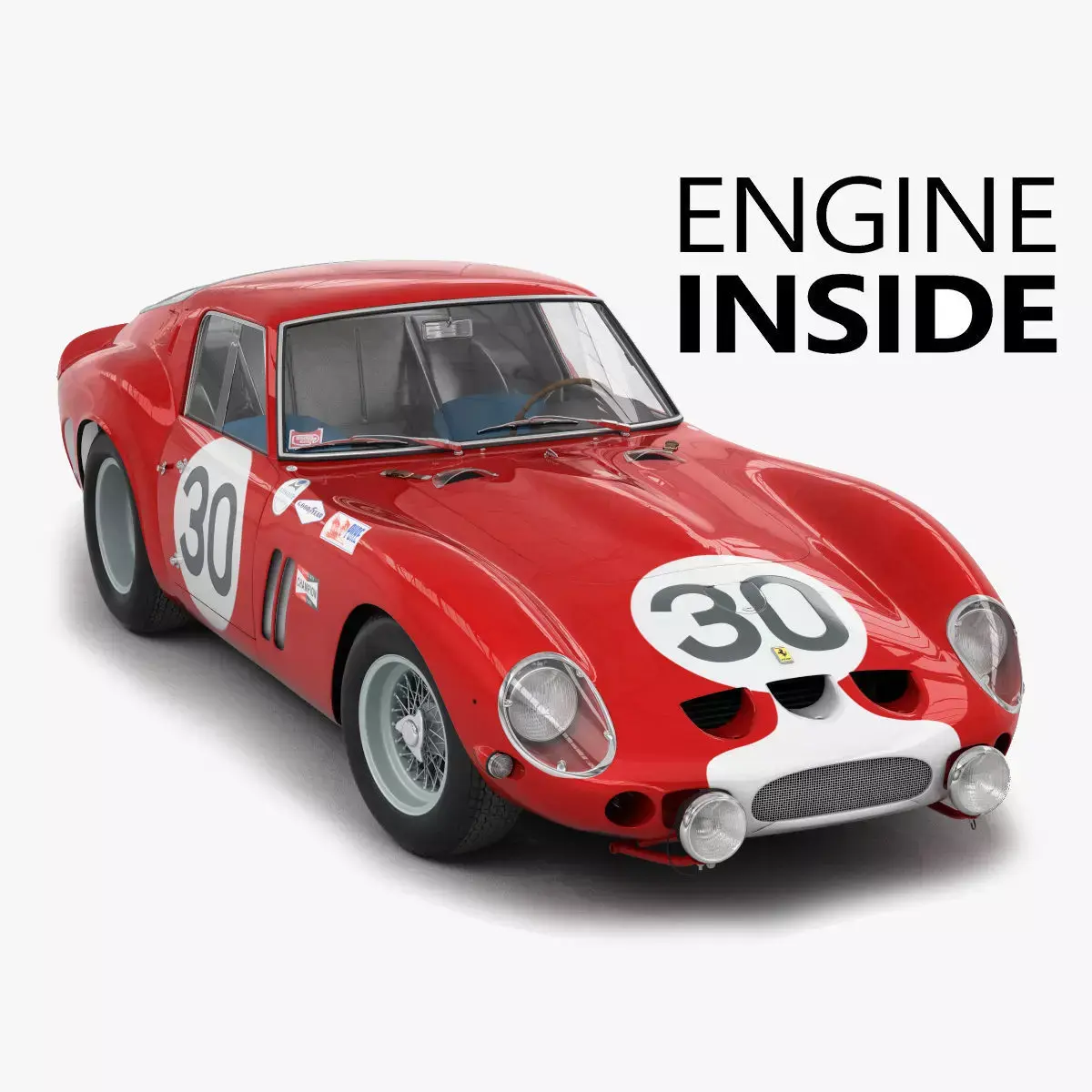 Ferrari 250 GTO - 3223GT - Complete 3D model