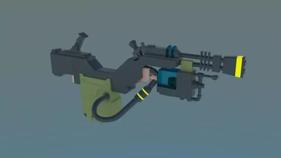 K9000 Cyber Dog Gun 3D model
