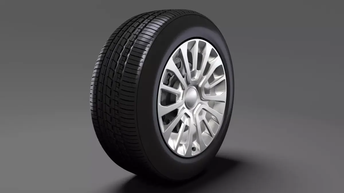 Toyota ProAce Van wheel 2017 3D model