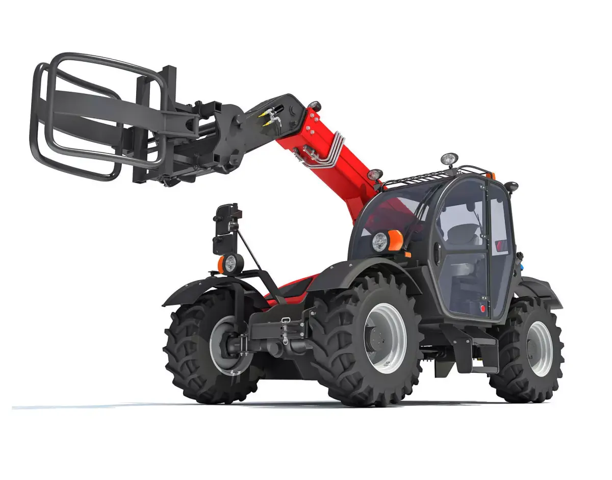 Telescopic Handler Telehandler Forklift 3D model