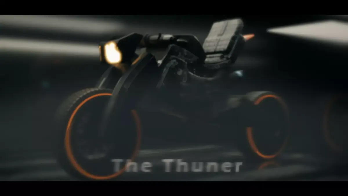 The Thuner - a bike model  Free 3D model