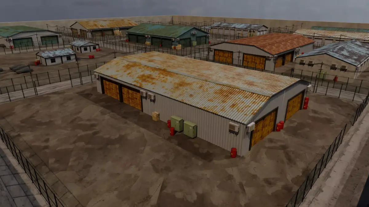 Industrial Storage Complex 3D model purchase