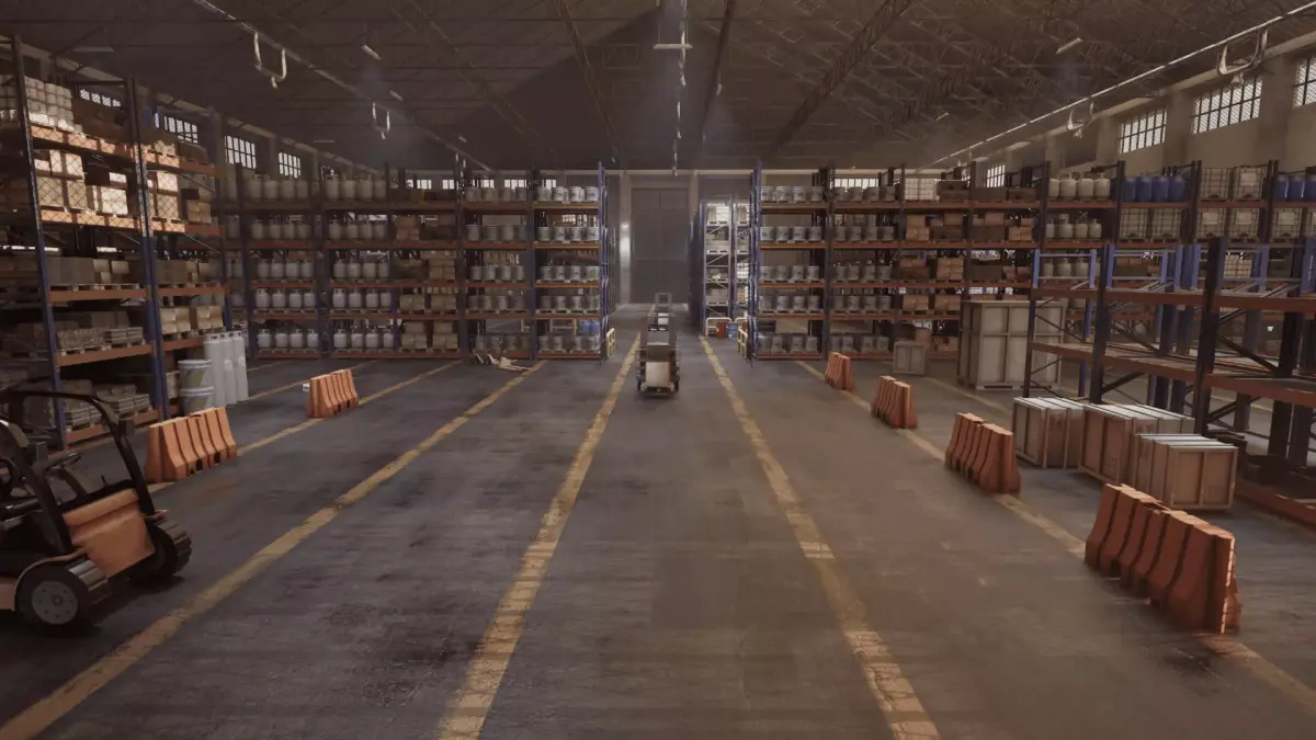 The Industrial-Grade Warehouse 3D Asset Pack 3D model