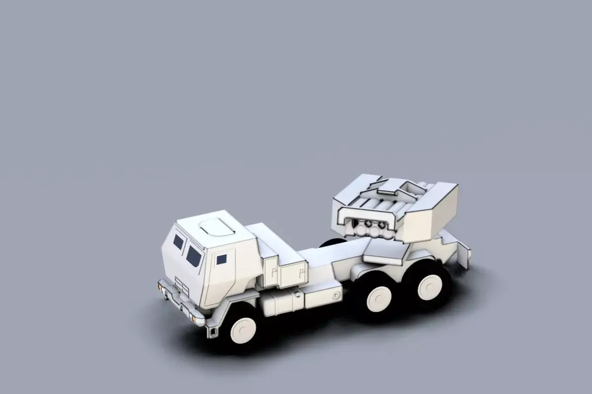 High Mobility Artillery Rocket System 3D print model