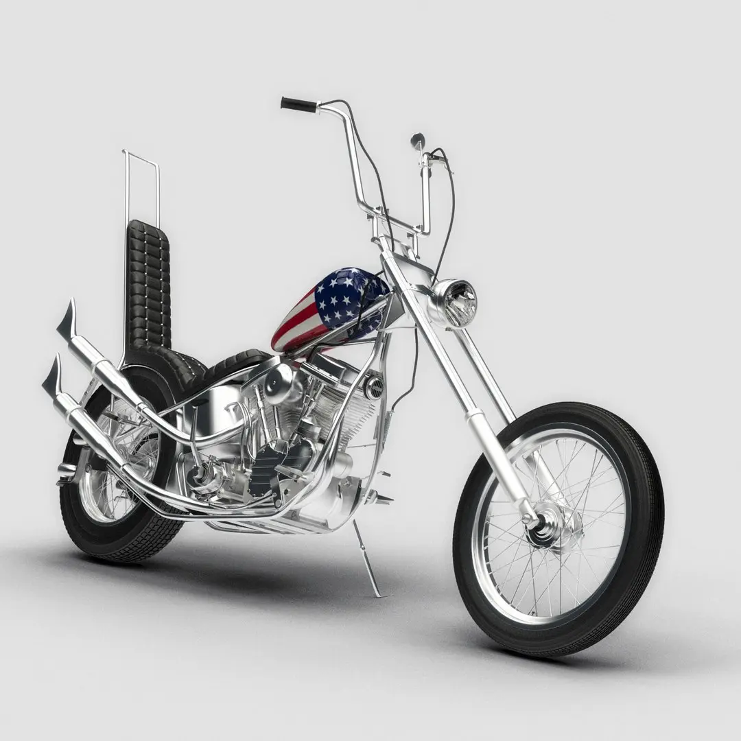 Easy Rider Motorcycle 3D model