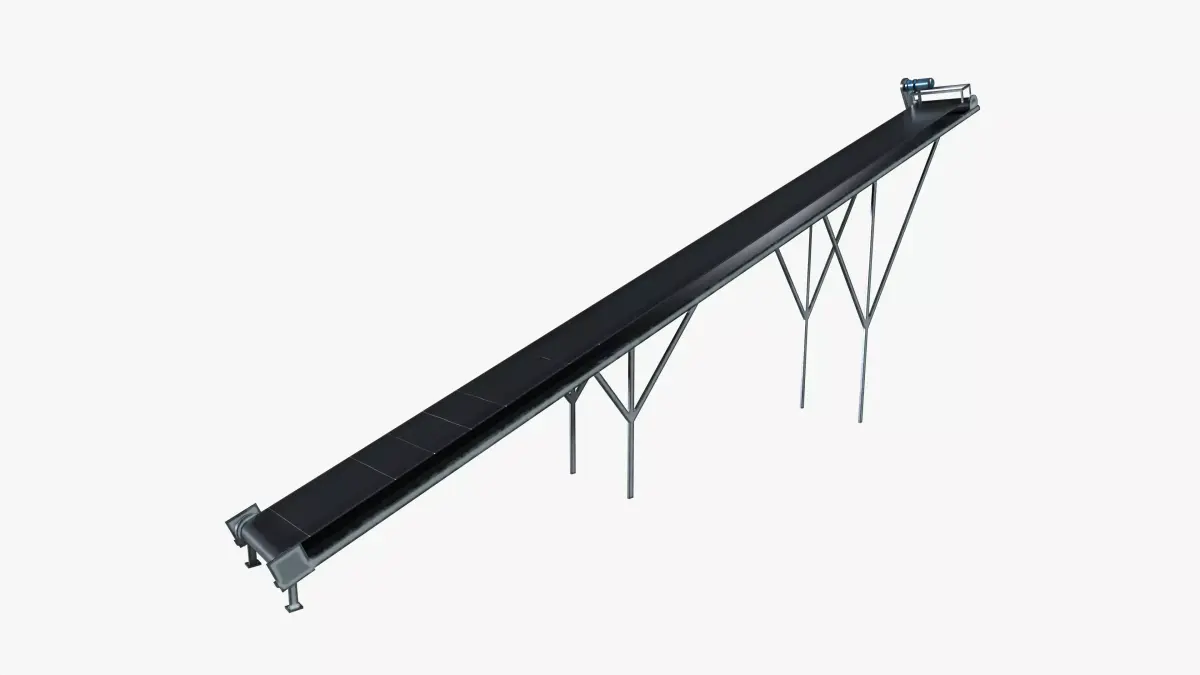 Conveyor Belt Low-poly 3D model buy