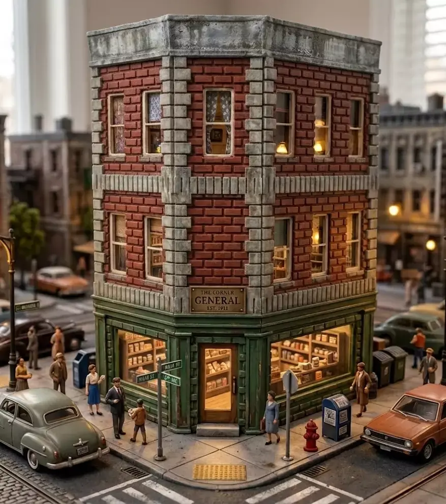 Corner Clinic Wargaming Terrain 3D print model
