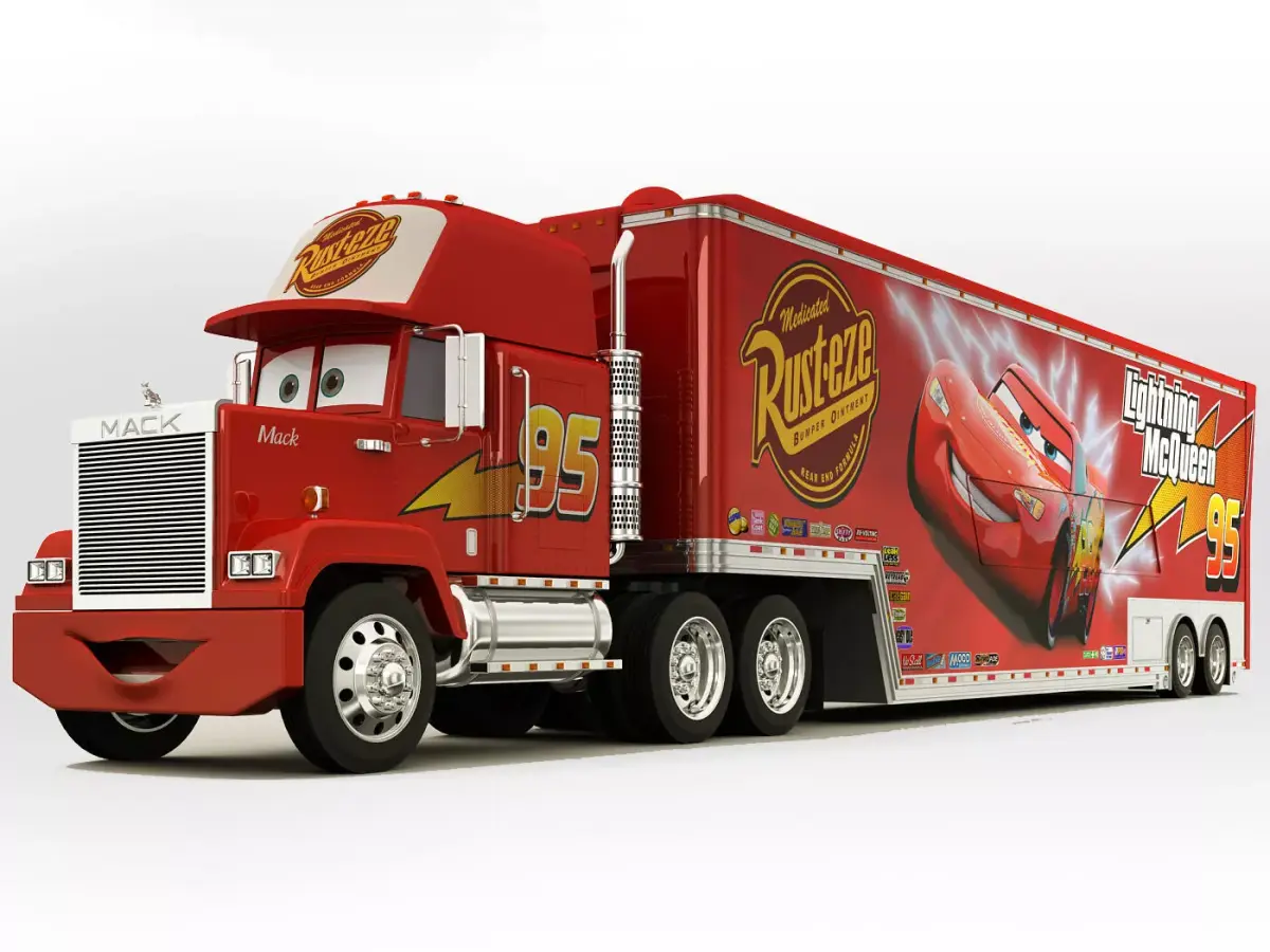 Truck Cartoon 3D model purchase