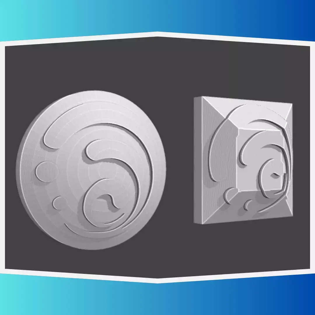 Hydro element - Vision rune 3D print model