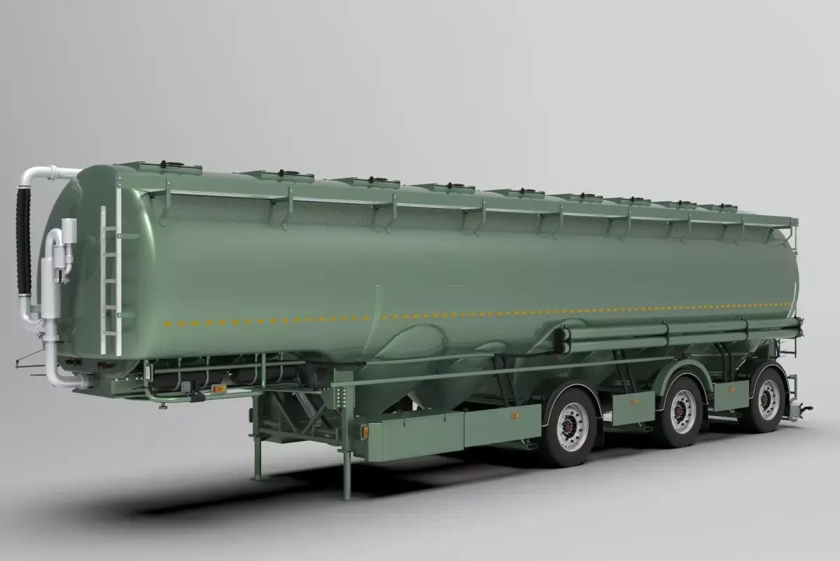 Welgro Food Semi Trailer 3D model