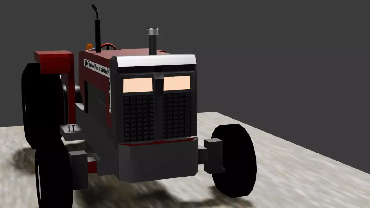Tractor 3D MODEL and zip 3D model