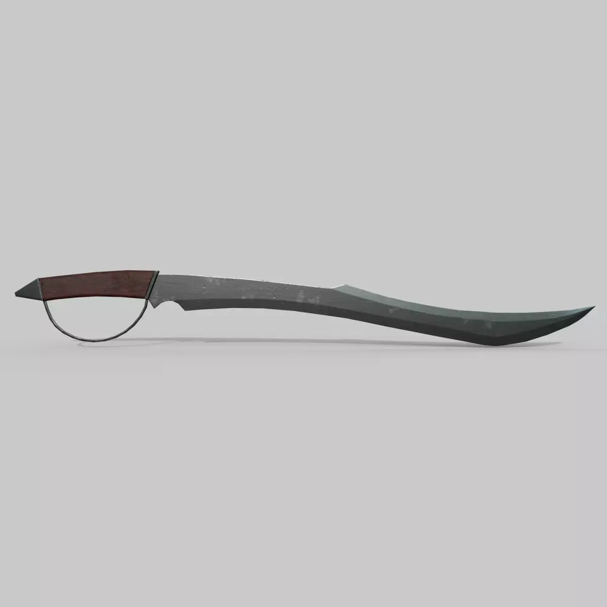 Pirat saber Low-poly 3D model