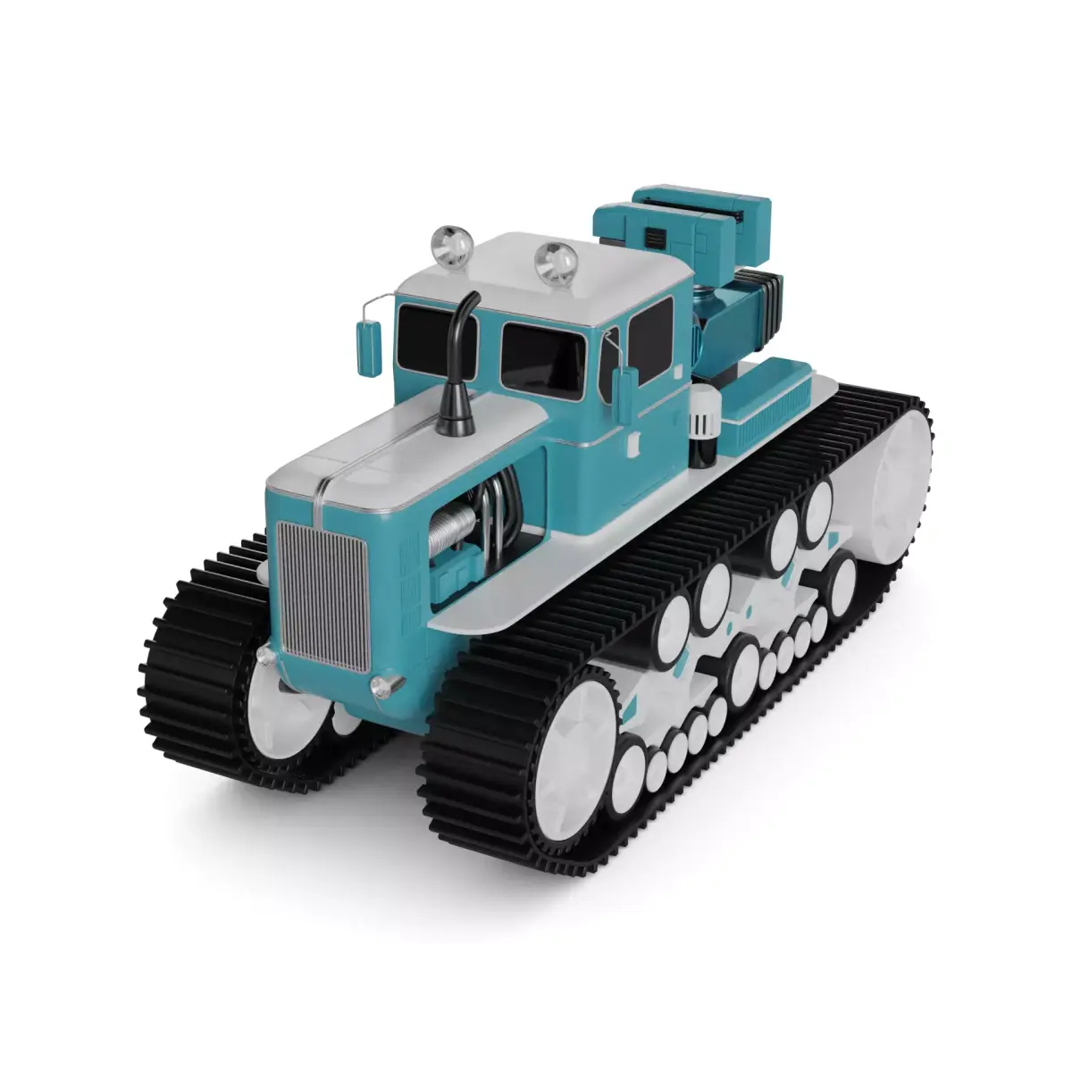 Snowcat Tracked Vehicle 3D model get