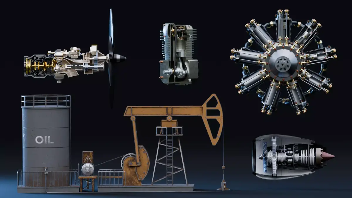 Realistic Engine and Machine - Bundle Edition 3D Model Collection
