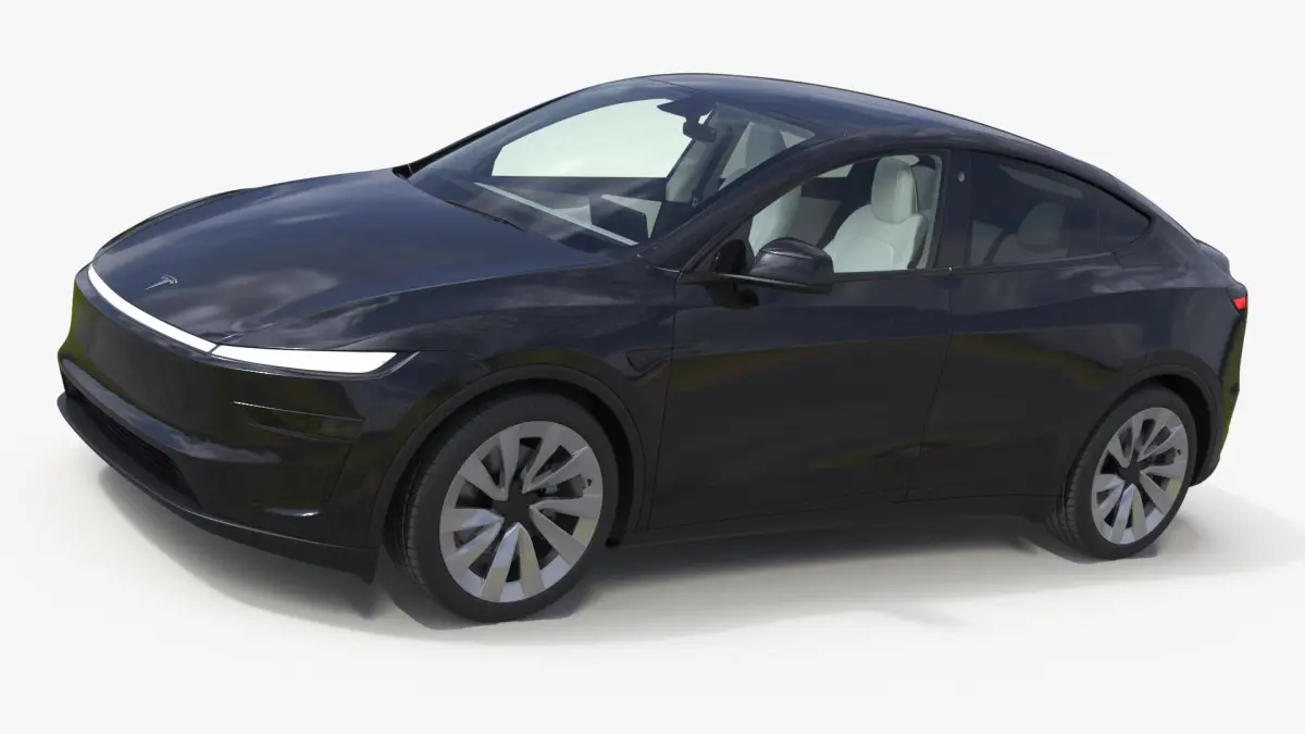 Black Tesla Model Y Juniper 2025 3D model