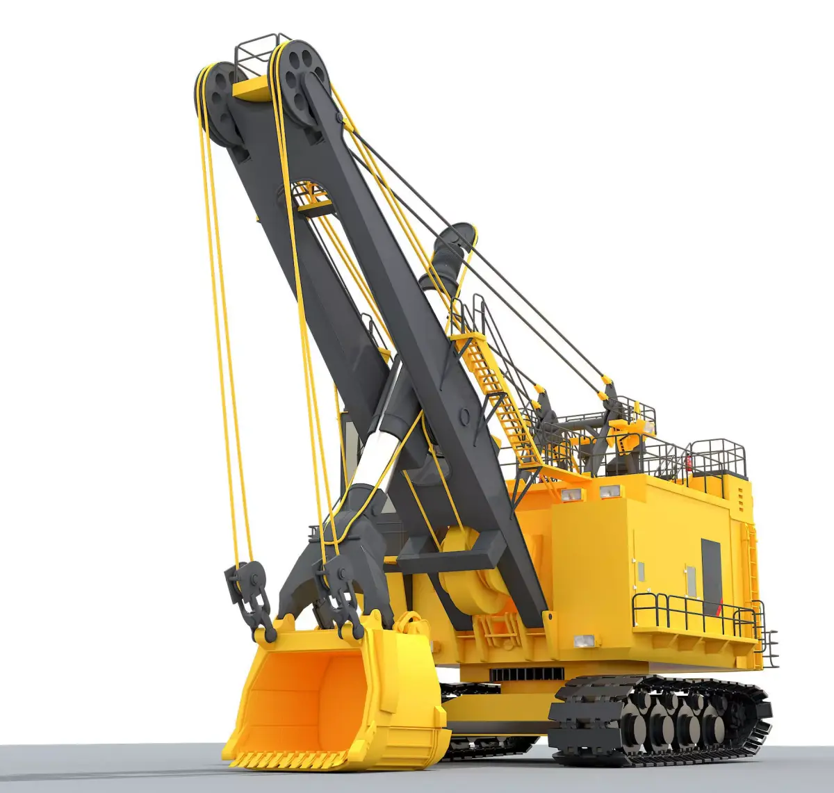  Rope Shovel 3D model 3D model