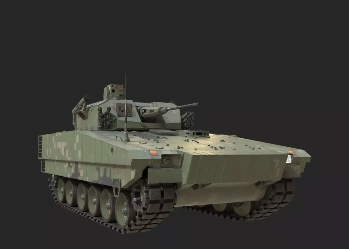 4 coatings of NORINCO GROUP VN17 Infantry fighting vehicle IFV Low-poly 3D model