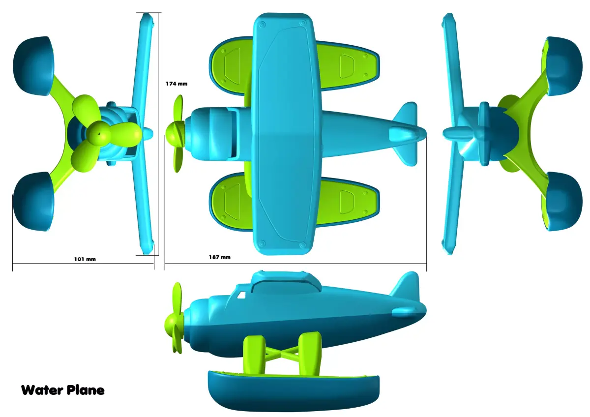 Water plane 3D model