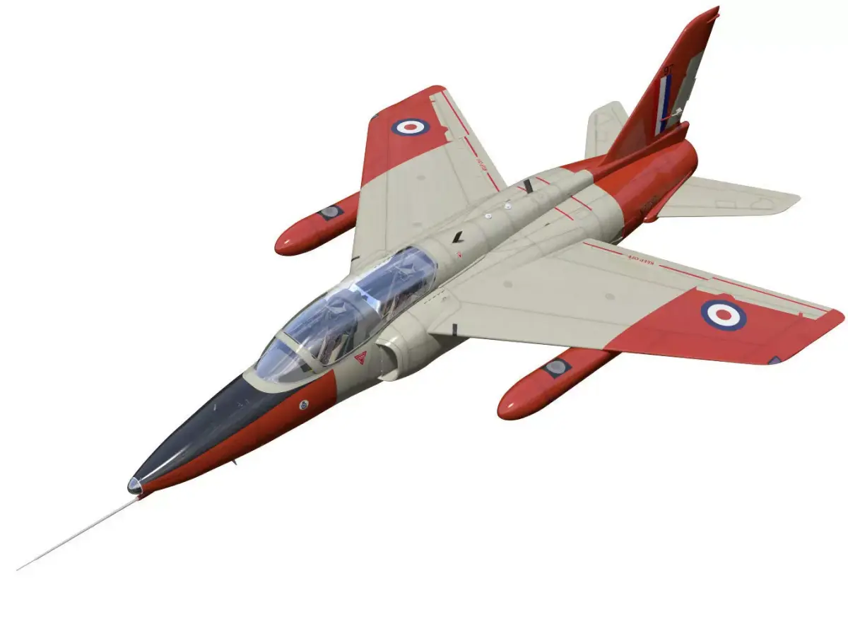 Folland gnat T1 3D model buy