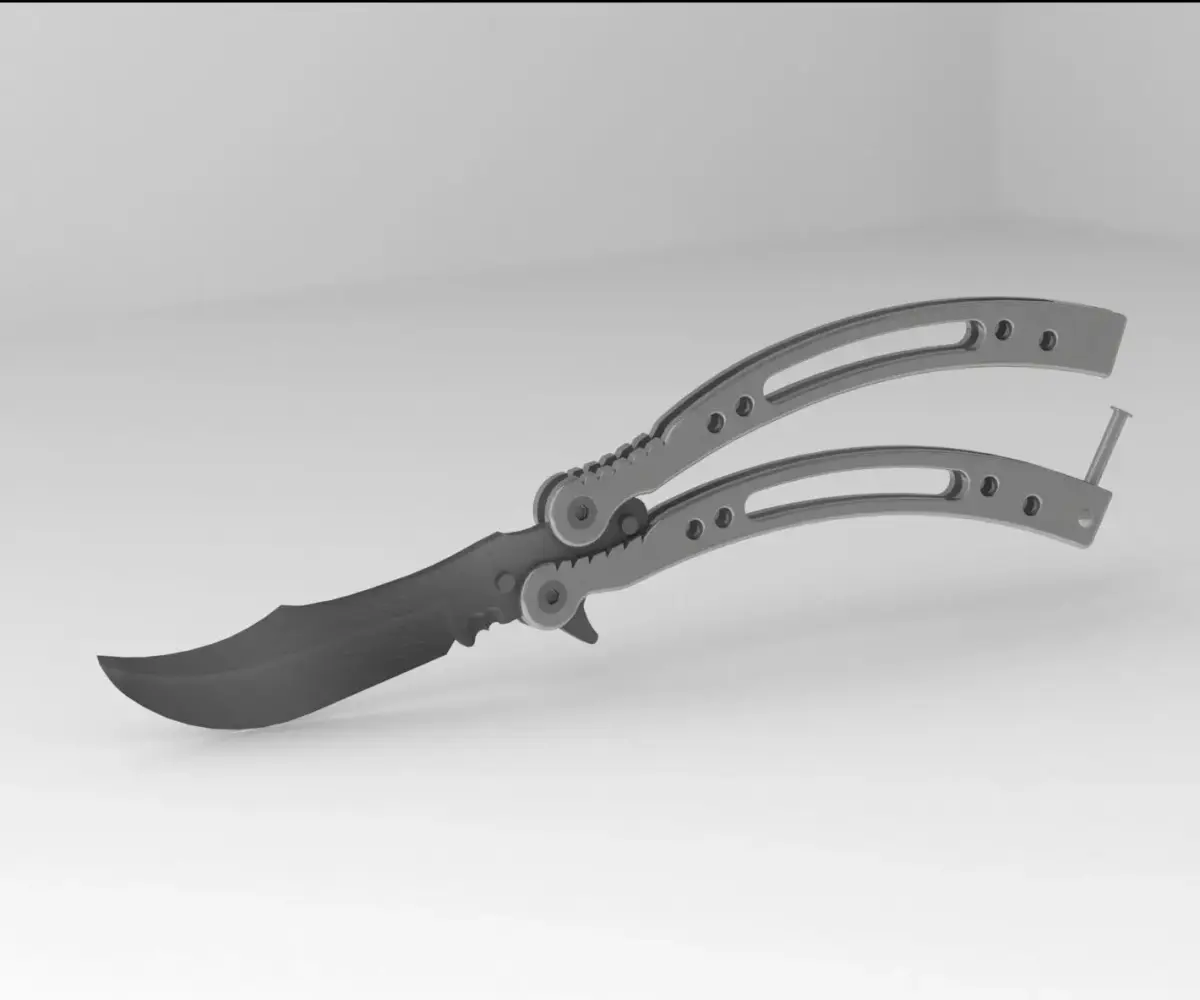 Butterfly knife  3D print model