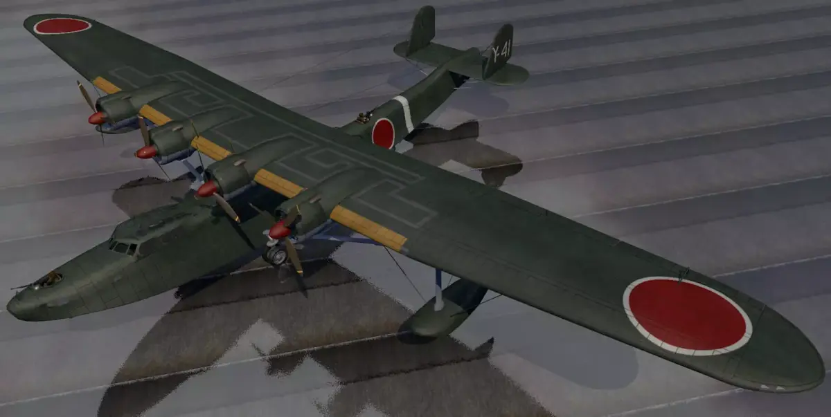 Kawanishi H6K4 Mavis 3D model