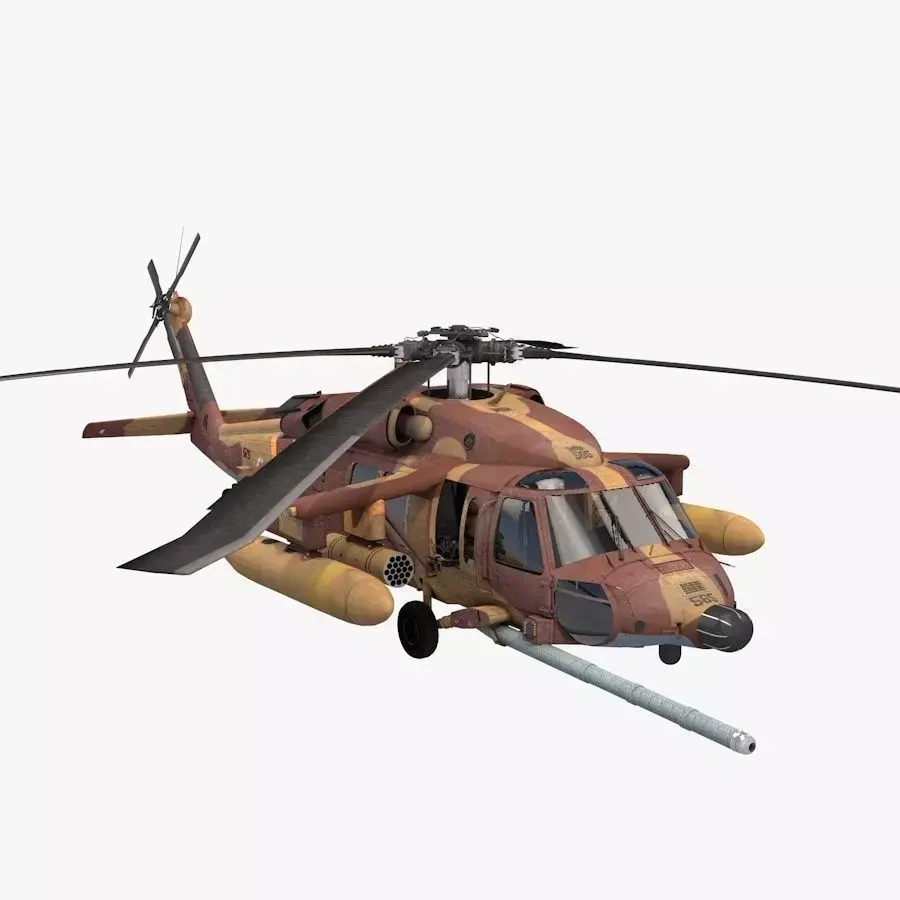 UH-60 Blackhawk IDFAF 3D model