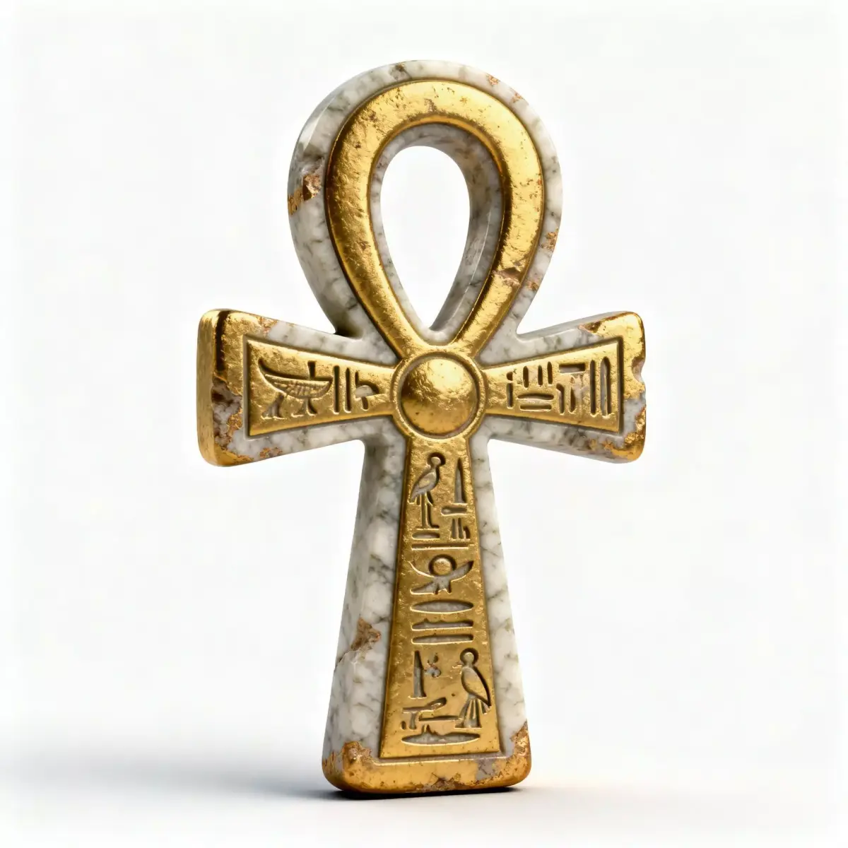 Ancient Egyptian Ankh Achievement Medal 3D Prop Analysis Low-poly 3D model purchase