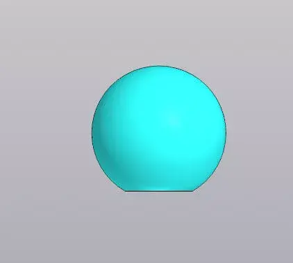 Spherical Handle Knob - Machine Control Part 3D model