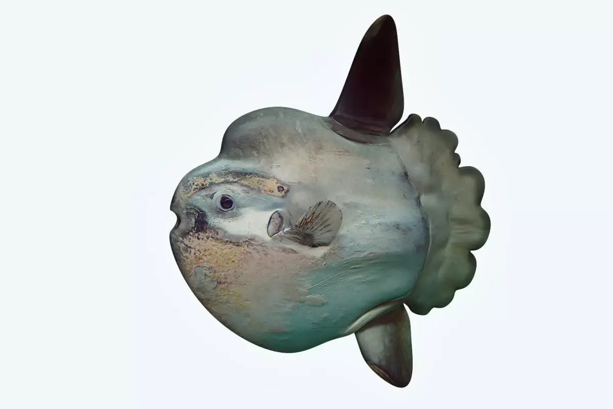 Sunfish 2 puffer fish 3D model
