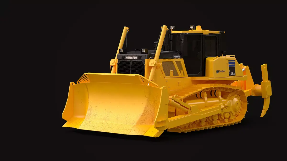 Komatsu D155AXi 3D model