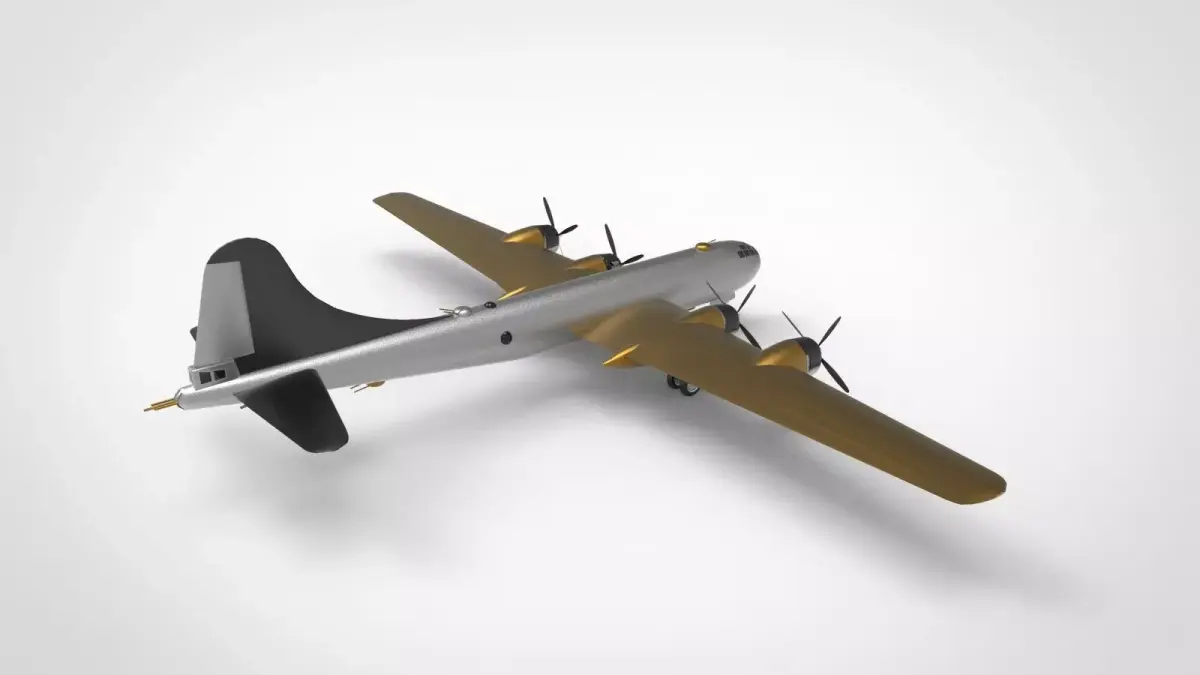 B-29 Superfortress  3D model