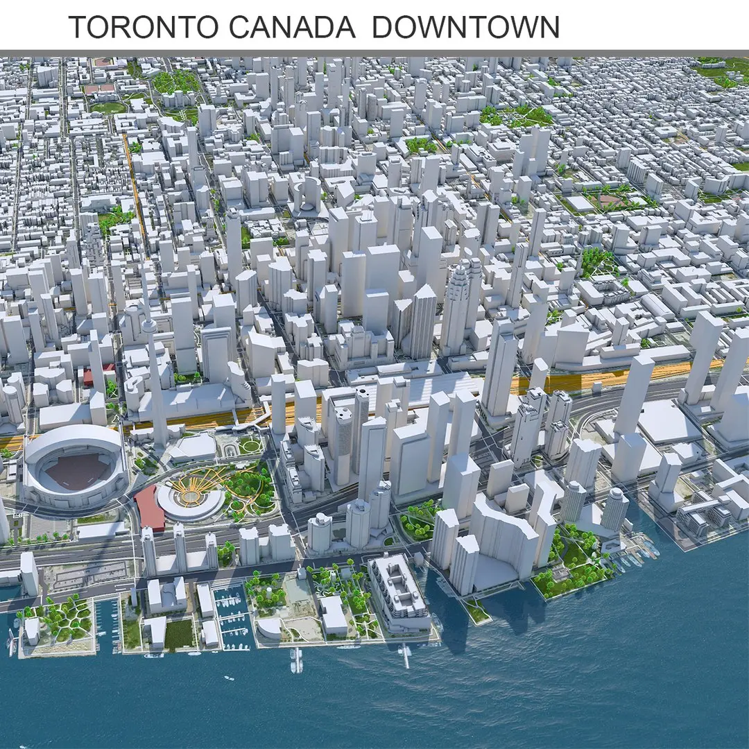 Toronto Downtown Canada 3D model