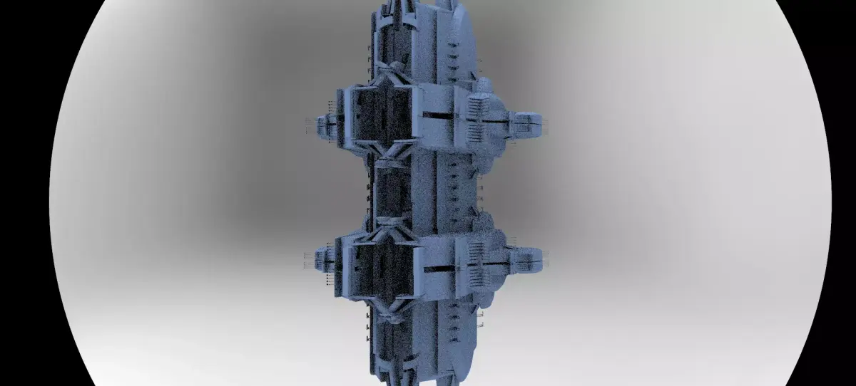 cyberpunk Asian Tower Block  3D model
