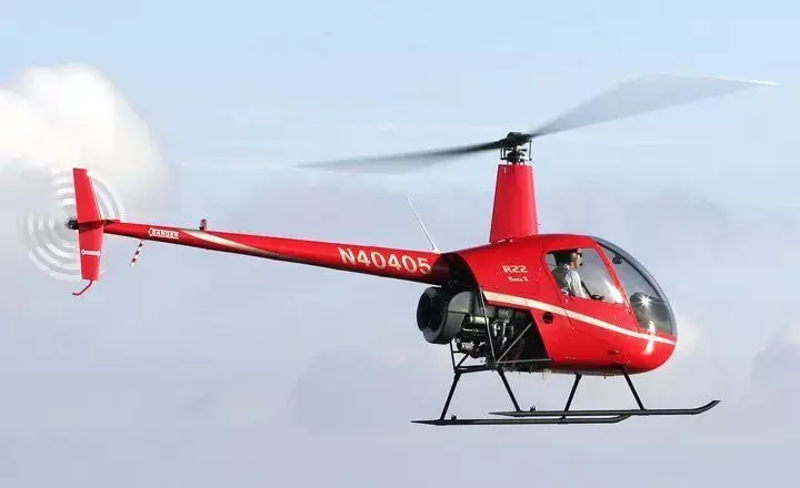 Helicopter Robinson 3D model