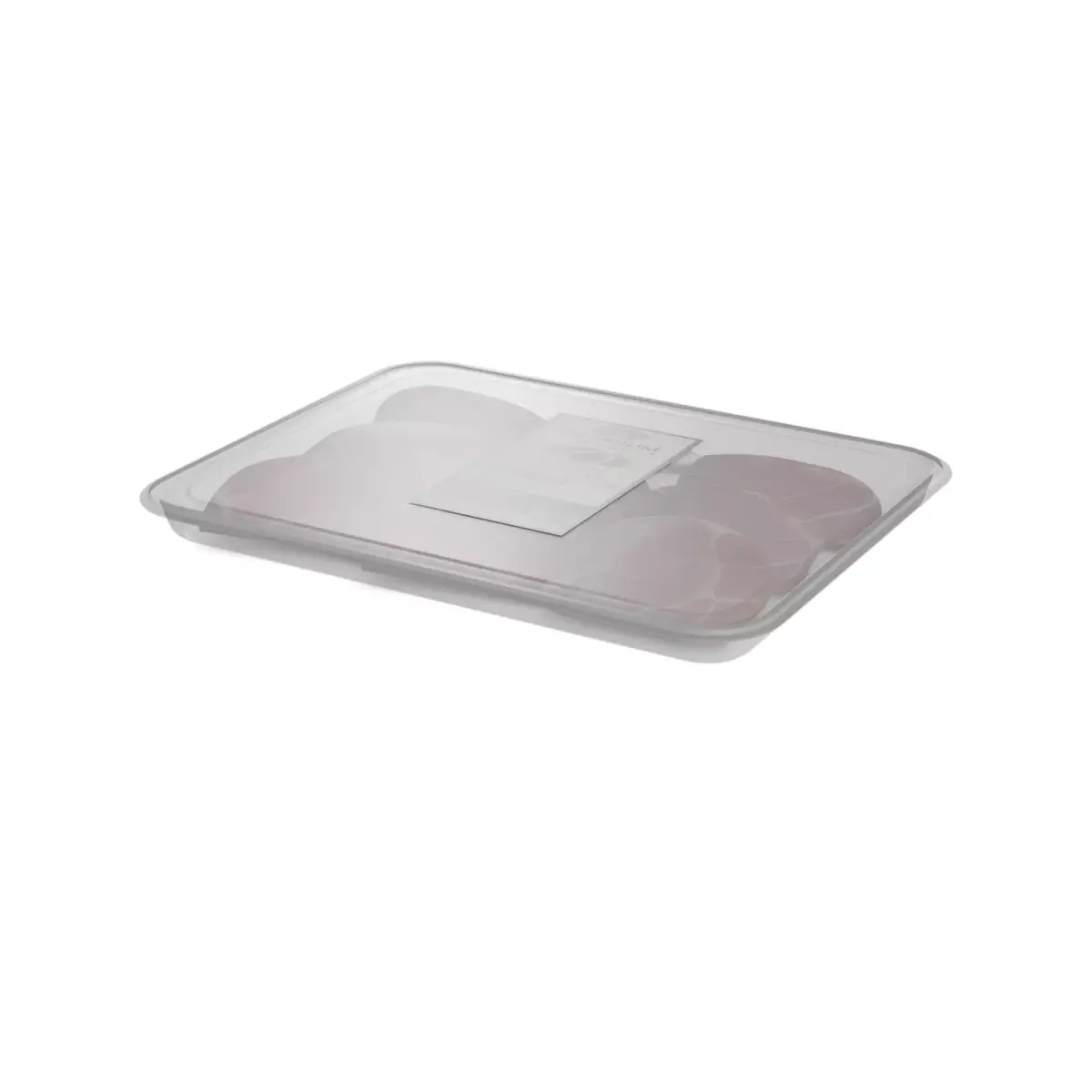 Dried meats Turkey Ham Slices Low-poly 3D model