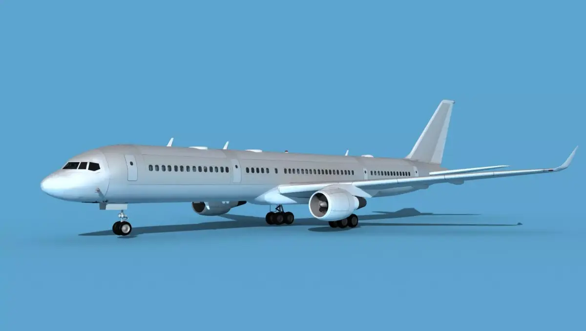 Boeing C-32B V00 Bare Metal 3D model