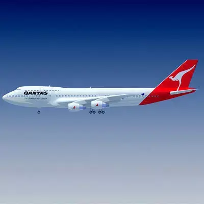 Qantas Airways Boeing 3D model