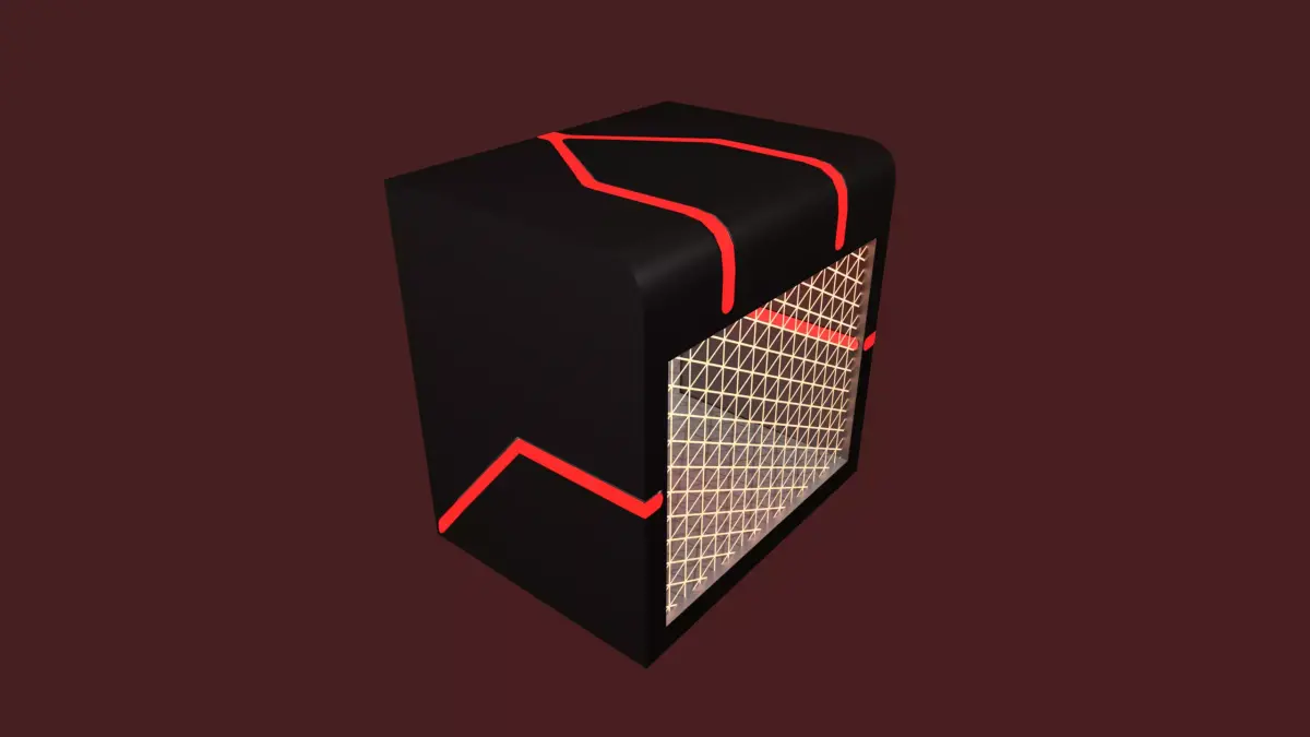 sci-fi freezer Low-poly 3D model